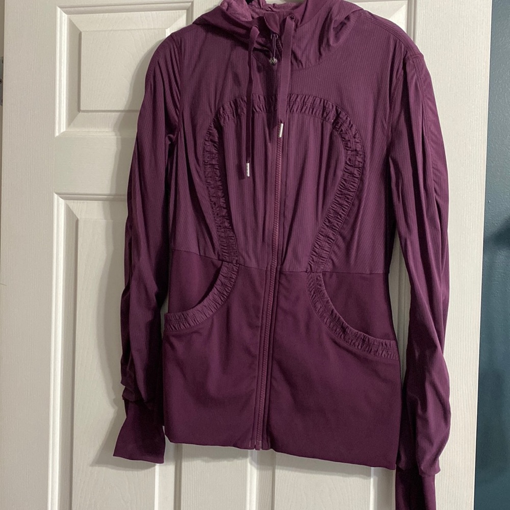 Lululemon Purple Reversible studio jacket